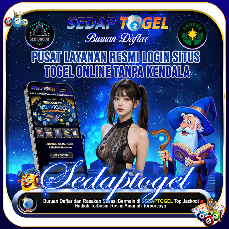 SEDAPTOGEL: Pusat Layanan Resmi Login Situs Togel Online Tanpa Kendala